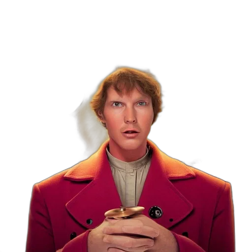 jacket, face, hair, staff transparent PNG cut-out