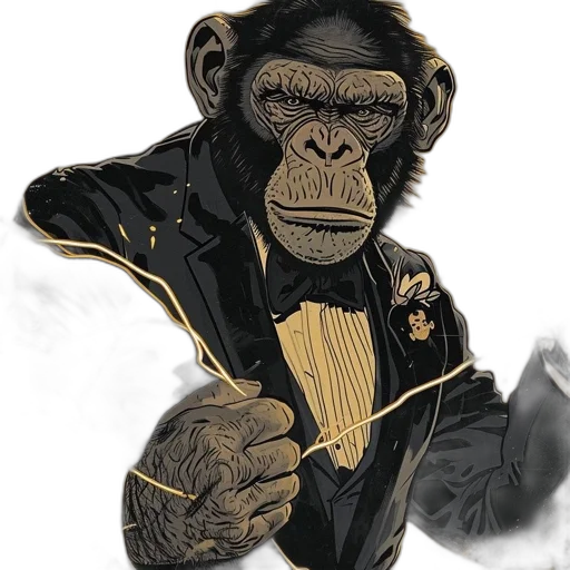 jacket, animal, comic book art, concept art transparent PNG cut-out