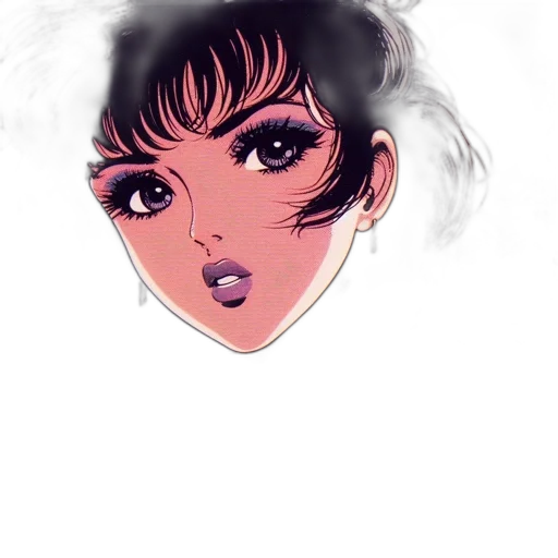 face, mask, hair, hat transparent PNG cut-out