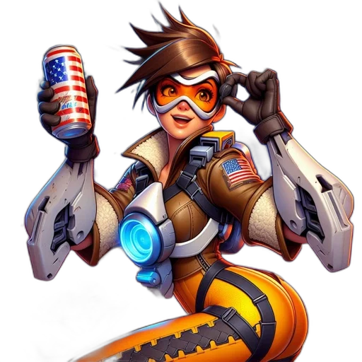 weapon, robot, jacket, staff transparent PNG cut-out