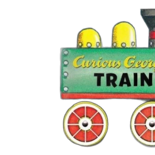colorful, illustration, train, words transparent PNG cut-out