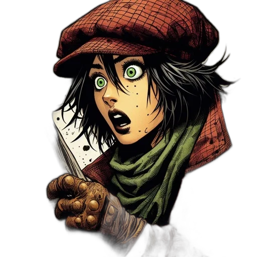 face, hat, weapon, mask transparent PNG cut-out