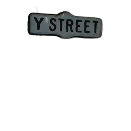 3d render, city street, street, sign transparent PNG cut-out