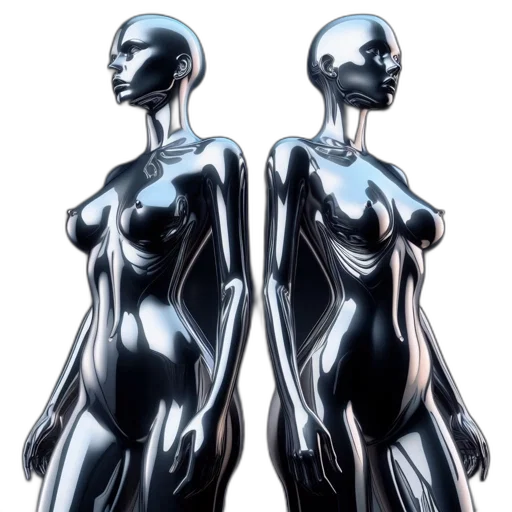 robot, dress, jewelry, concept art transparent PNG cut-out
