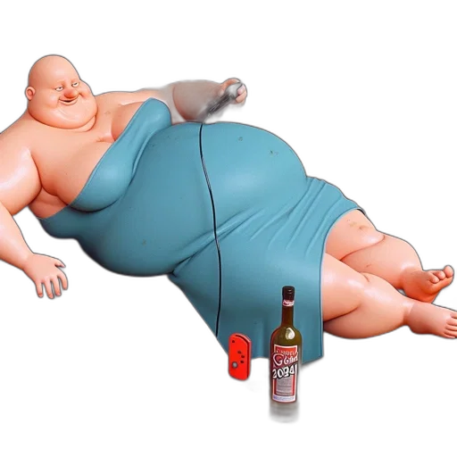 dress, bottle, food, robot transparent PNG cut-out