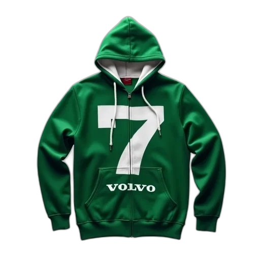 jacket, 3d render, green, hoodie transparent PNG cut-out