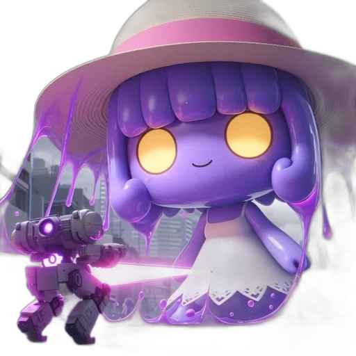hat, robot, creature, weapon transparent PNG cut-out