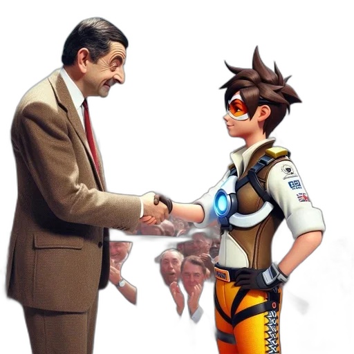 robot, staff, jacket, concept art transparent PNG cut-out