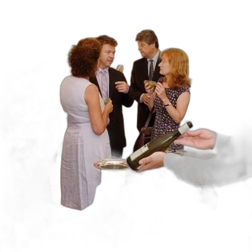 staff, dress, umbrella, shoes transparent PNG cut-out