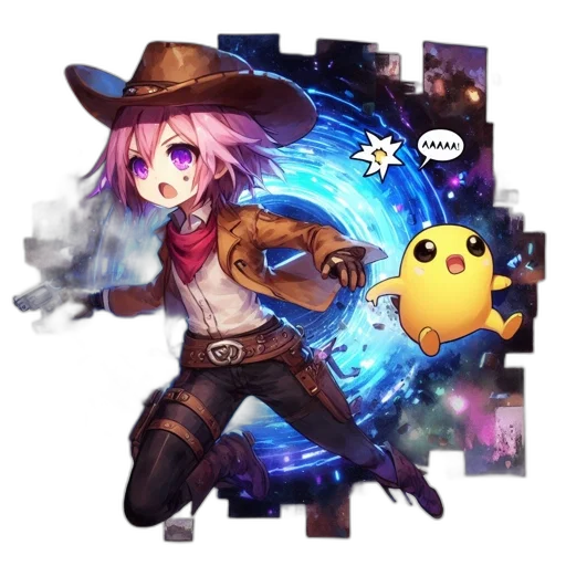staff, weapon, animal, hat transparent PNG cut-out