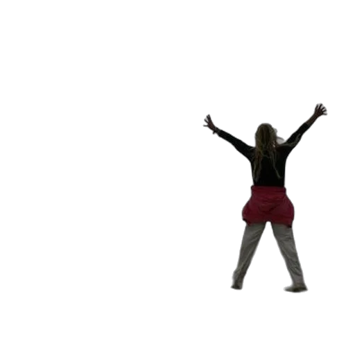 3d render, outer space, woman, pink transparent PNG cut-out