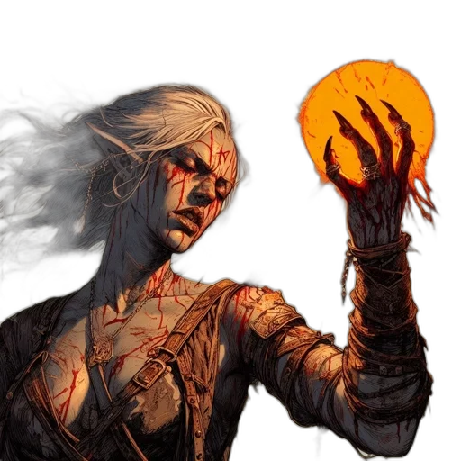 staff, mask, creature, face transparent PNG cut-out