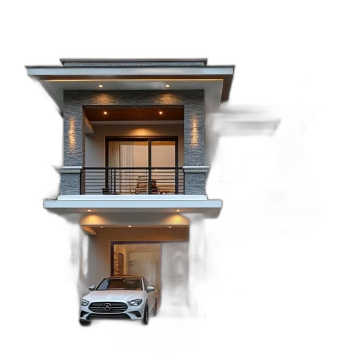building, furniture, 3d render, photorealistic transparent PNG cut-out