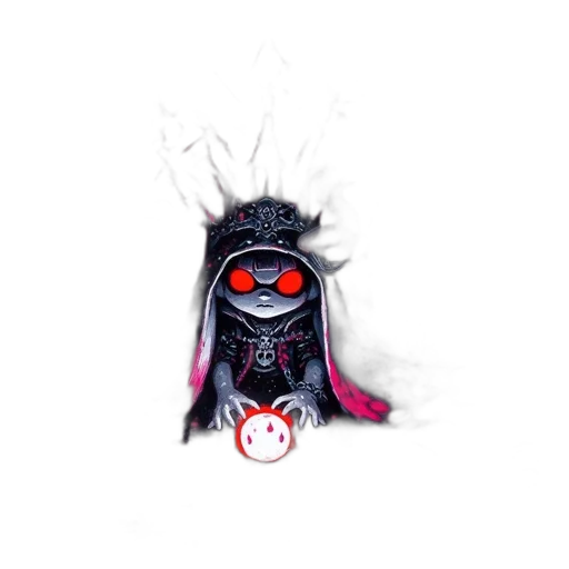 mask, creature, robot, staff transparent PNG cut-out