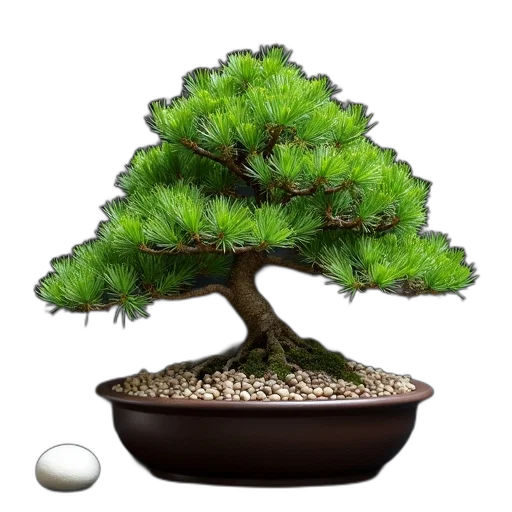 tree, crown, hair, 3d render transparent PNG cut-out