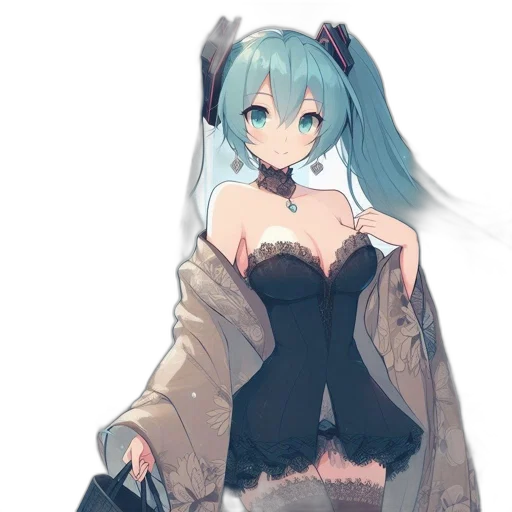 dress, jacket, robot, weapon transparent PNG cut-out
