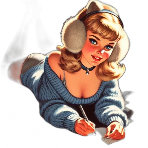 hat, jacket, face, dress transparent PNG cut-out