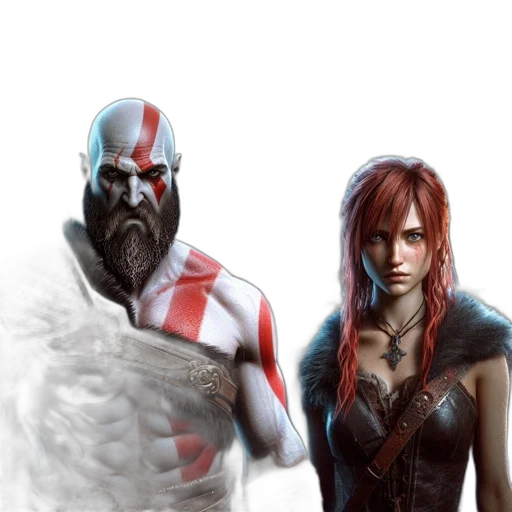 concept art, fantasy art, comic book art, pixel art transparent PNG cut-out