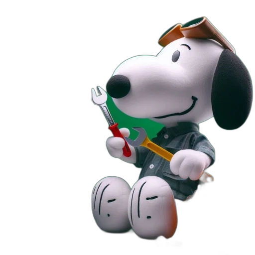 animal, robot, staff, 3d render transparent PNG cut-out