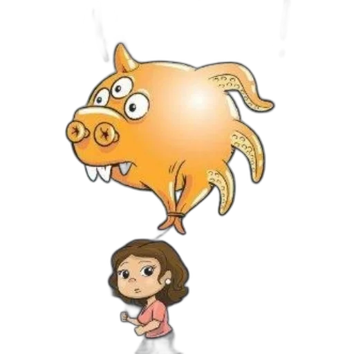 animal, creature, concept art, cartoon transparent PNG cut-out