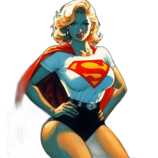 comic book art, concept art, fantasy art, cartoon transparent PNG cut-out