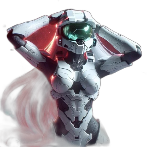 robot, weapon, mask, concept art transparent PNG cut-out