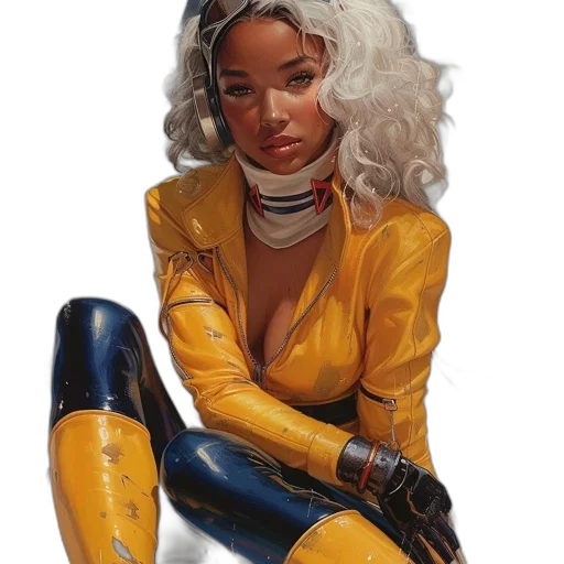 jacket, comic book art, concept art, fantasy art transparent PNG cut-out