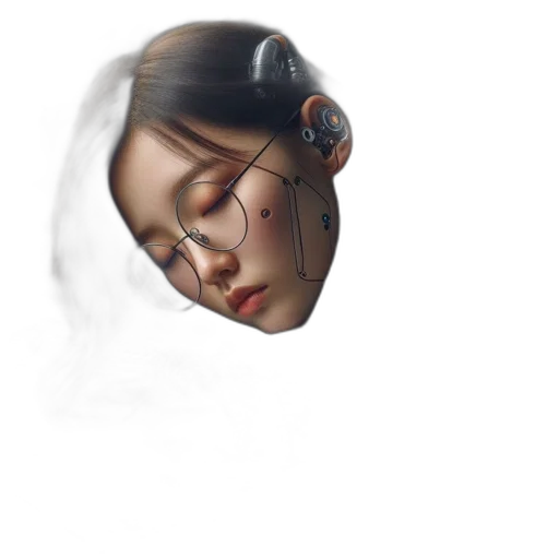 face, mask, jewelry, robot transparent PNG cut-out