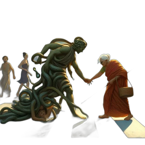 creature, concept art, 3d render, fantasy art transparent PNG cut-out