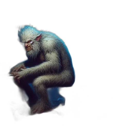 creature, animal, concept art, 3d render transparent PNG cut-out