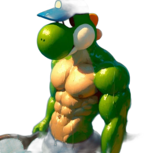 hat, creature, robot, staff transparent PNG cut-out