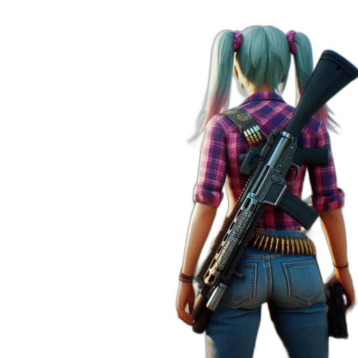 weapon, jacket, concept art, 3d render transparent PNG cut-out