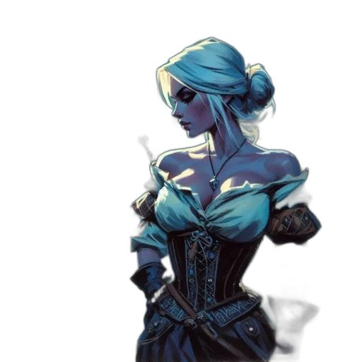 dress, robot, staff, mask transparent PNG cut-out