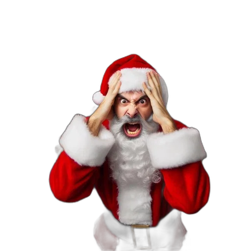 chaotic, scene, holiday, store transparent PNG cut-out
