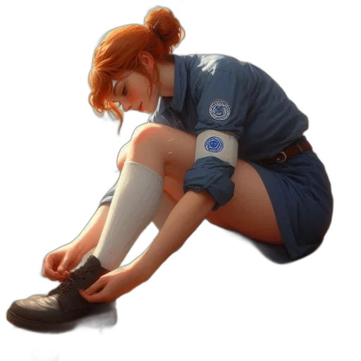 shoes, staff, dress, jacket transparent PNG cut-out