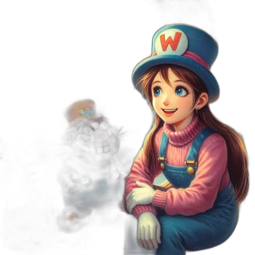 staff, hat, weapon, crown transparent PNG cut-out