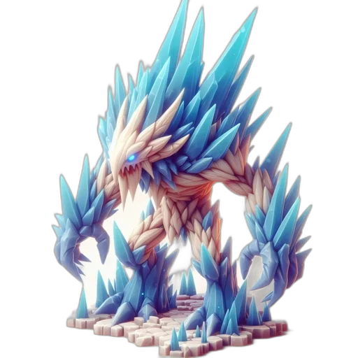 dragon, creature, staff, animal transparent PNG cut-out