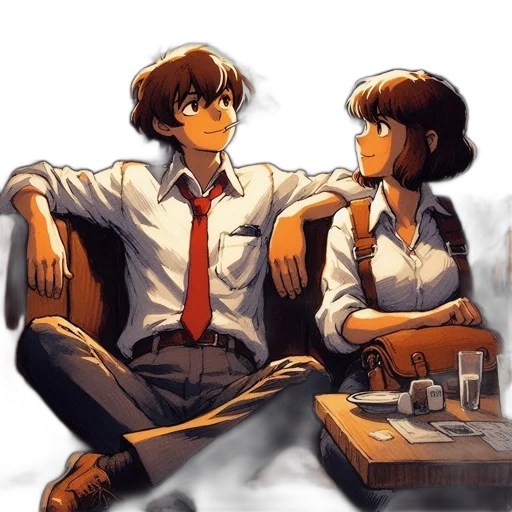 furniture, concept art, anime, comic book art transparent PNG cut-out