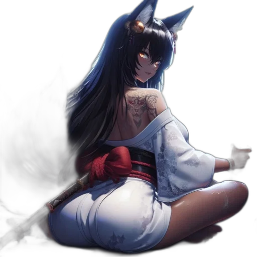 staff, dragon, mask, weapon transparent PNG cut-out