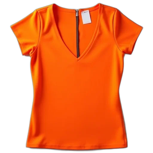 dress, neon, plain, orange transparent PNG cut-out