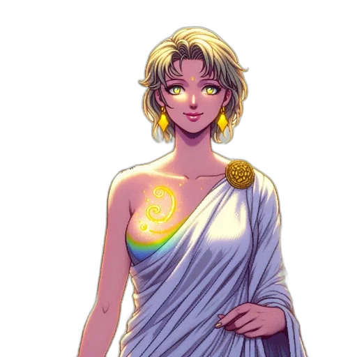 dress, jewelry, vaporwave, fantasy art transparent PNG cut-out