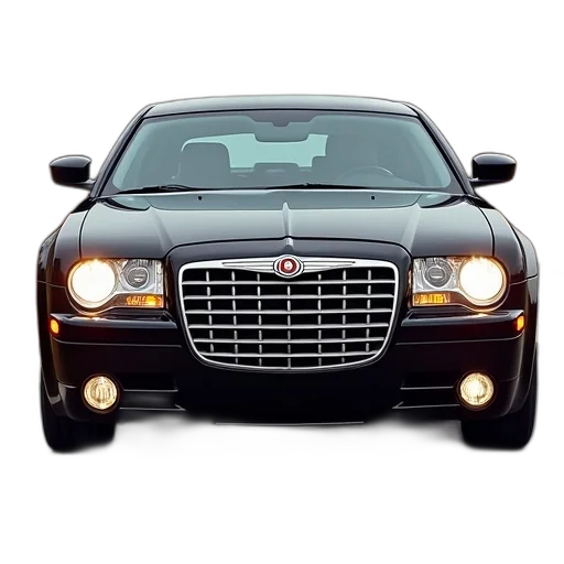 car, photorealistic, 3d render, chrysler transparent PNG cut-out