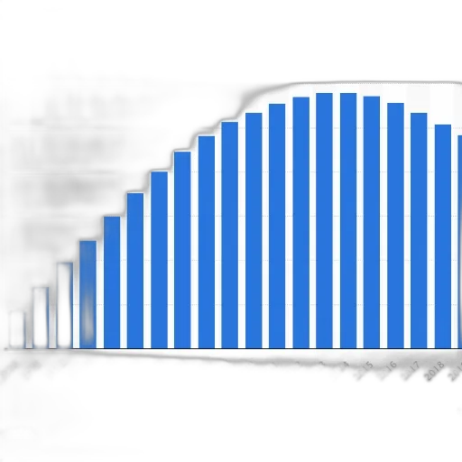 bar, graph, showing, growth transparent PNG cut-out
