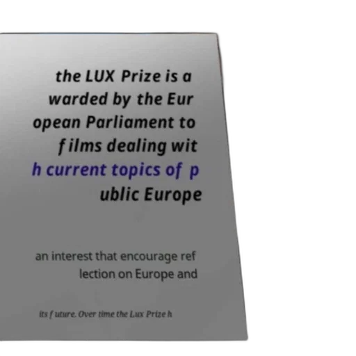 lux, prize, awarded, european transparent PNG cut-out