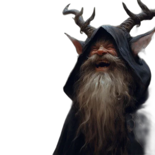 mask, staff, creature, face transparent PNG cut-out
