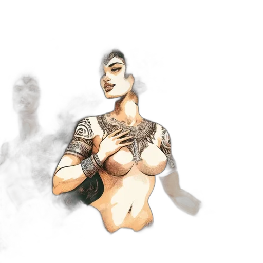 mask, robot, concept art, fantasy art transparent PNG cut-out