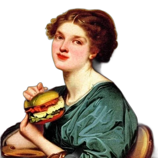 food, dress, face, jewelry transparent PNG cut-out
