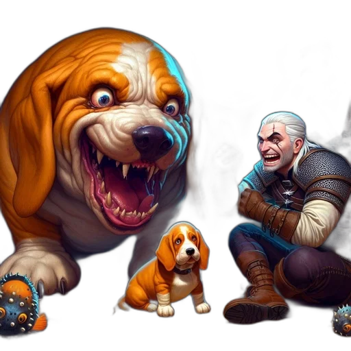 concept art, fantasy art, comic book art, pixel art transparent PNG cut-out