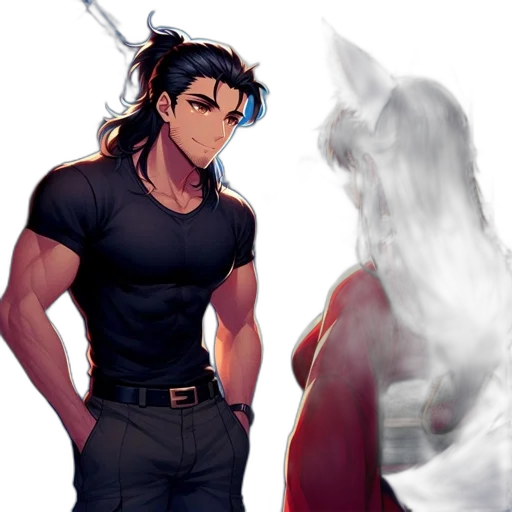 sword, staff, weapon, dragon transparent PNG cut-out