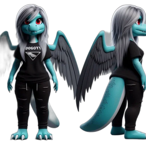 dragon, 3d render, concept art, fantasy art transparent PNG cut-out